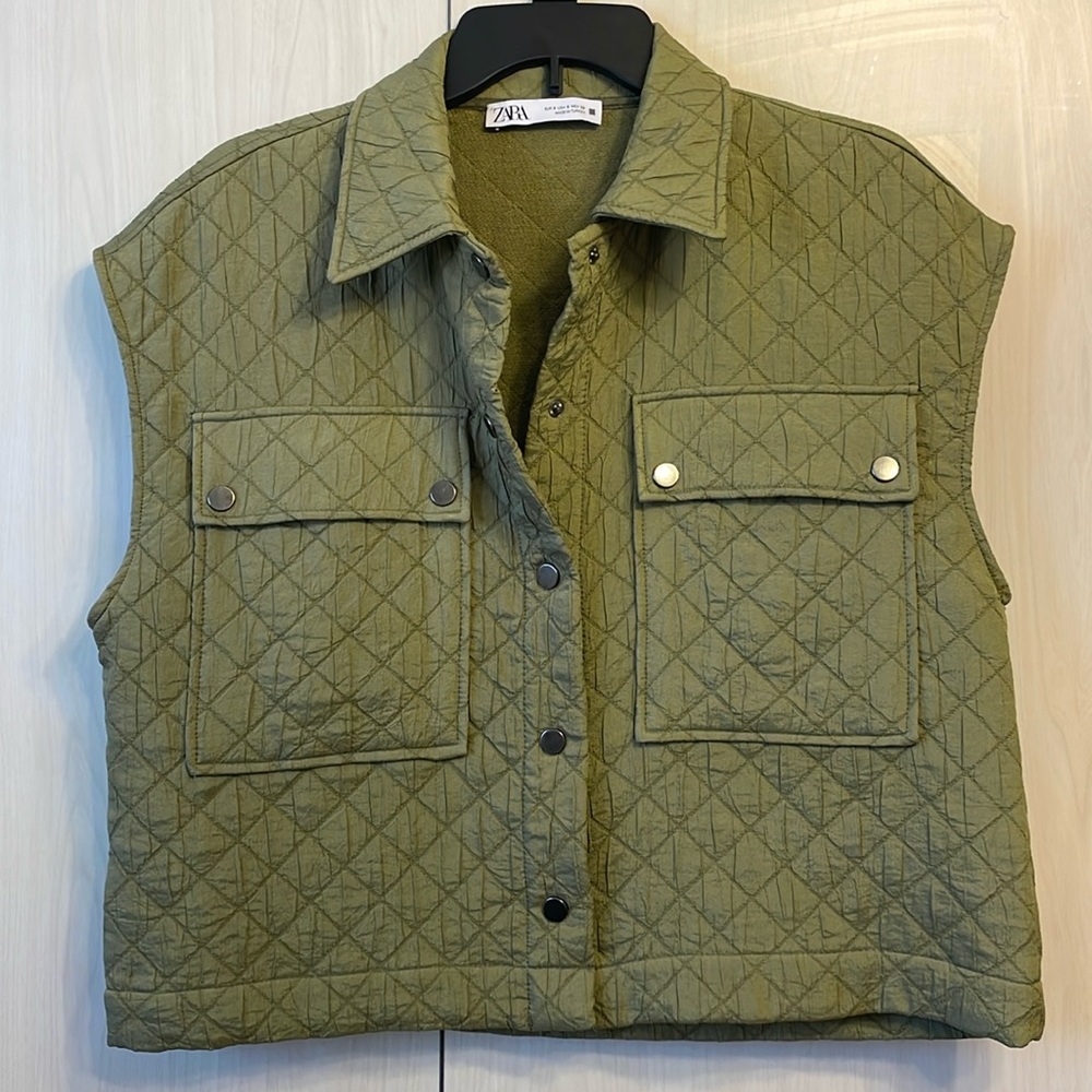 Zara | Green Vest- S